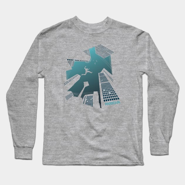 Parkour Design Long Sleeve T-Shirt by LR_Collections